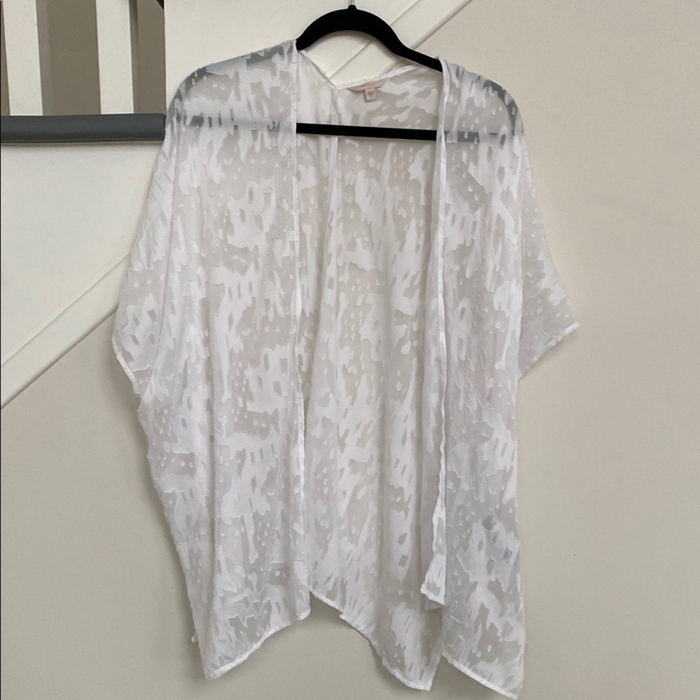 White Sheer Kimono guess